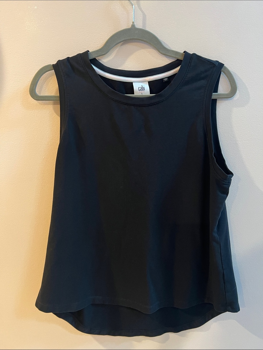 CAbi Black Sleeveless Tank